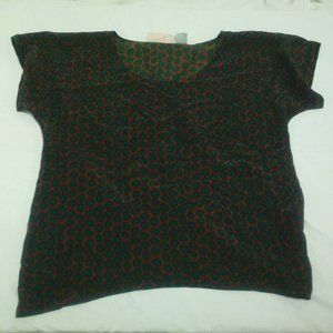 Gemma Silk Blouse S NWOT